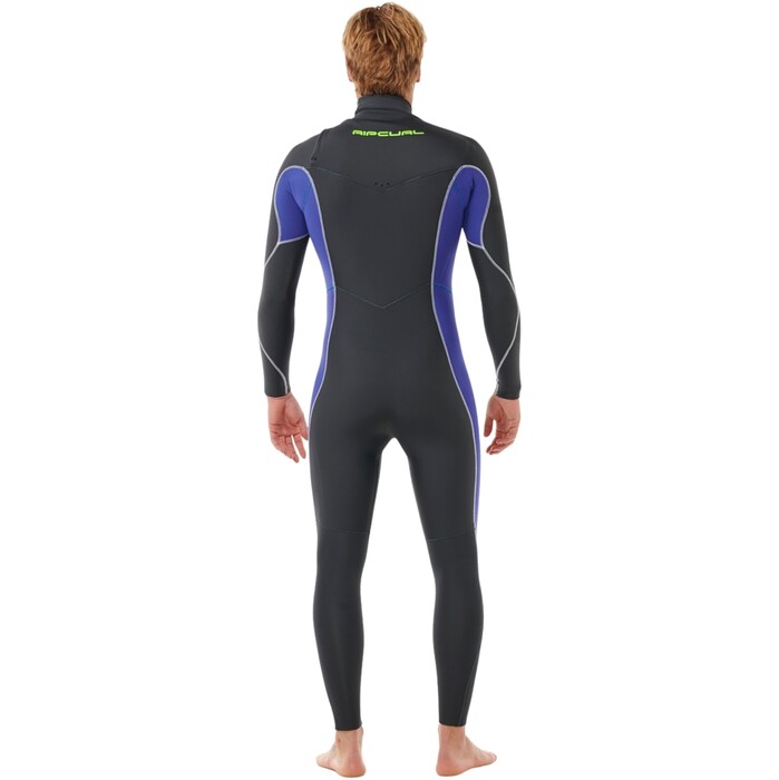 2024 Rip Curl Mens Dawn Patrol Performance 4/3mm Chest Zip Wetsuit 15DMFS - Wild Berry